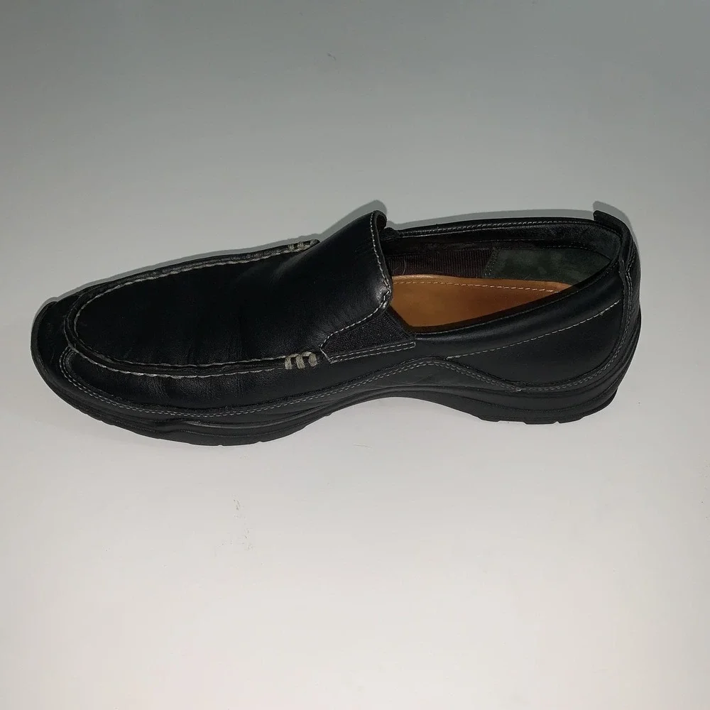 Cole Haan Shoes Mens Size 8 Black Leather Slip On Loafers Casual
